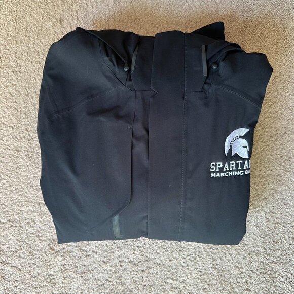 Eddie Bauer Jacket Mens Medium First Ascent Weatheredge Plus Spartans Marching - Picture 16 of 16